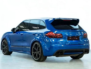 LARIDAS Nuevo Kit de Carrocería Ancha para Cayenne 958 2011-2014 con Recortes para Escape, Parachoques Delanteros/Traseros, Imprimación Negra 100% - Product Image 4