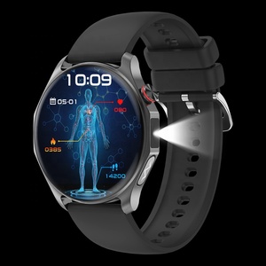 Montre connectée <span class=keywords><strong>U11</strong></span> Fashion, écran AMOLED HD de 1,43 pouce, étanche IP68, lampe de poche, suivi de la santé, montre connectée sportive Bluetooth pour hommes et femmes - Product Image 1