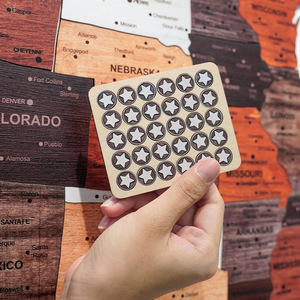 Puzzle en bois des États-Unis pour la maison, le bureau et la décoration murale. - Product Image 6