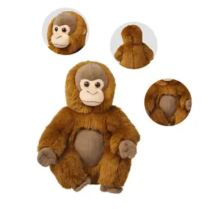 Новый дизайн, Реалистичная плюшевая игрушка-животное Gorilla, персонализированный зоопарк, животное, мягкая плюшевая игрушка, обезьянка