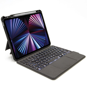 Clavier <span class=keywords><strong>tactile</strong></span> bluetooth sans fil, avec ventouse magnétique détachable, étui personnalisé pour iPad <span class=keywords><strong>10</strong></span>.2, <span class=keywords><strong>10</strong></span>.5, 11 et <span class=keywords><strong>10</strong></span>.9 <span class=keywords><strong>pouces</strong></span>, 12.9 pièces - Product Image 2