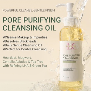 Lance Oem Odm Huile Nettoyante Purifiante Contrôle des Pores 200ml Nettoyant Visage Centella Tea Tree Thé Vert LHA <span class=keywords><strong>Démaquillant</strong></span> Doux - Product Image 2
