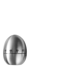 Đồng hồ hẹn giờ nhà bếp hiện đại bằng thép không gỉ bền 1 giờ, thân thiện với môi trường, không dùng pin, hình quả trứng/trái cây, màu bạc, năm 2025 - Product Image 6