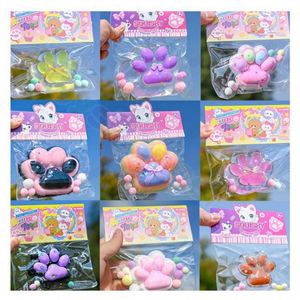 Premium Kawaii Cat Paw Squishy Toy Set Soft Premium Slow Rising Mochi Texture Sensory Fidget Stress Relief Squishy <b>Ball</b> - Product Image 5