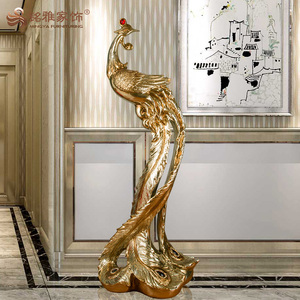 Orologi da Terra Moderni in Resina, Ornamenti a Forma di Fenice, Decorazioni di Lusso Artigianali - Product Image 3