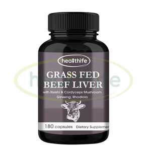 गोमांस अंग पूरक गोमांस लीवर कैप्सूल के साथ रेशी कॉर्डिकेप्स मशरूम जिनसेंग रोडियोला कॉम्प्लेक्स कैप्सूल - Product Image 5