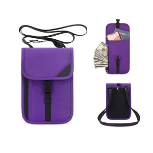 Sac à bandoulière de voyage en plein air, 1 pièce, porte-carte de crédit, anti-blocage RFID, Mini sacoche à bandoulière - Product Image 1