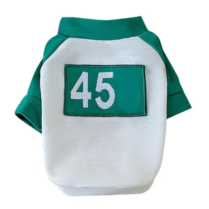 Ropa para mascotas, chaleco deportivo para perros y gatos, talla 45, verde, con cremallera y forro polar, cómodo para todas las estaciones - Product Image 5