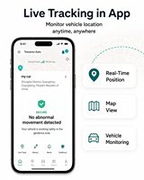 Traceur GPS sans fil pour véhicule Trevaron 5200mAh, localisateur magnétique de voiture, abonnement à l'application requis pour la sécurité des actifs de flotte