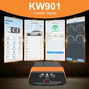 Konnwei kw901 <span class=keywords><strong>Bluetooth</strong></span> OBD2 đọc mã ELM327 25k80 xe chẩn đoán Máy quét - Product Image 3