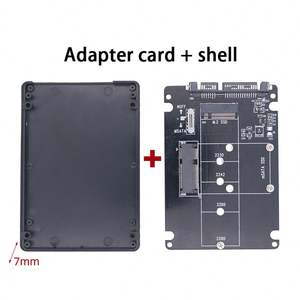 Msata/M.<span class=keywords><strong>2</strong></span> NGFF TO <span class=keywords><strong>2</strong></span>.5-inch Serial SATA Solid-State Disk บอร์ดแปลง<span class=keywords><strong>2</strong></span>-in-1กล่องภายนอก7mm - Product Image 3