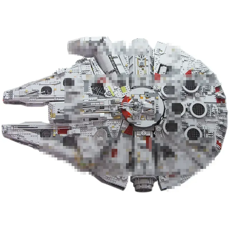 Sıcak saling 8445 adet StarWars Ultimate Millennium 81085 Starship yapı taşları kiti UCS Destroyer gemi savaşları uyumlu Legos 7519