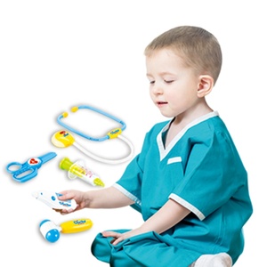 Kit médico de plástico realista para niños, <span class=keywords><strong>juego</strong></span> de médicos para <span class=keywords><strong>juego</strong></span> de rol, juguete de aprendizaje interactivo para padres e hijos, 9 Uds. - Product Image 2
