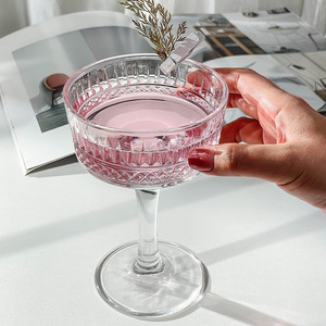 Juego de Copas de Cóctel Unique Coupe de 260 ml (9 oz), Copas de <span class=keywords><strong>Martini</strong></span> de Cristal Vintage con Logotipo Personalizado al por Mayor para Bar - Product Image 6