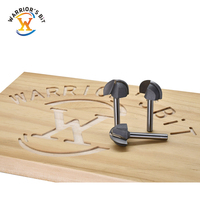 Warrior's Bit Core Box Router Bit 6mm Boiserie Fond Rond Rainure Bit Bois Rond Gravure Fraise