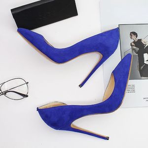 Scarpe da Donna con Tacco a Spillo Eleganti e Sexy, Stile Fancy, Taglie Grandi 42 43, Scarpe da Festa con Punta Affilata, <span class=keywords><strong>Viola</strong></span> - Product Image 2