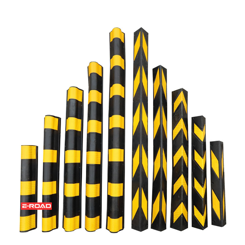 Manufacturer factory wall corner guard high reflective corner protector plastic guard rubber car parking lot corner protector