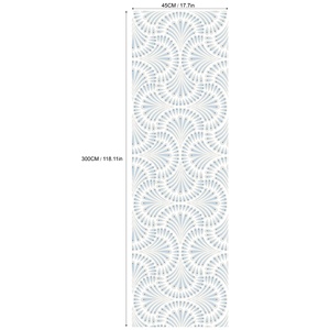 <span class=keywords><strong>Papier</strong></span> <span class=keywords><strong>peint</strong></span> auto-adhésif à motif <span class=keywords><strong>paisley</strong></span> bleu/vert, imperméable, décoratif - Product Image 6