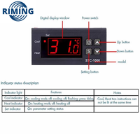 New and Original STC-1000 Digital Temperature Controller Thermostat Thermoregulator Incubator Relay LED 10A Heating Cooling