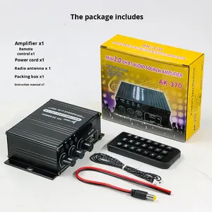 Amplificatore AK370 per HIFI <span class=keywords><strong>5.1</strong></span> Canali per Auto e Casa 12V con Altoparlante Vendita all'Ingrosso Transfrontaliera - Product Image 3