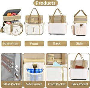 Free Sample Portable Oxford Picnic <b>Tote</b> Insulated <b>Lunch</b> <b>Bag</b> Insulated <b>Tote</b> <b>Bag</b> Thermal <b>Lunch</b> Cooler <b>Bag</b> - Product Image 2