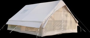 12 ㎡   <span class=keywords><strong>Tente</strong></span> de camping gonflable en tissu Oxford 420D, double porte, double fenêtre de toit, imperméable 5000 mm, pour le glamping - Product Image 5