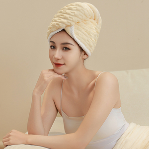 Vendita calda asciugacapelli in microfibra ad asciugatura rapida <span class=keywords><strong>per</strong></span> uso domestico in <span class=keywords><strong>pile</strong></span> di corallo tessuto <span class=keywords><strong>per</strong></span> <span class=keywords><strong>capelli</strong></span> - Product Image 6