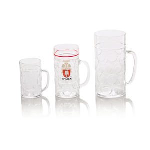 Экологически чистые многоразовые чашки, 500 мл, небьющиеся ручки, пластиковые стаканчики для воды, кофе, чая, сока - Product Image 1