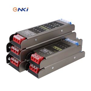 Ultra-sottile sottile 12V/24V <span class=keywords><strong>LED</strong></span> <span class=keywords><strong>Driver</strong></span> 60W-400W AC-DC di commutazione di alimentazione per striscia di luce ad alta efficienza energetica scatola di latta singola uscita - Product Image 4