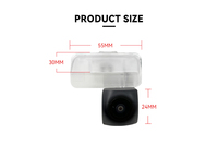 Caméra de recul Wemaer pour voiture, moniteur de stationnement, caméra de recul pour Toyota Corolla/Levin/Yaris L/Vios/Verso/Camry/Highlander