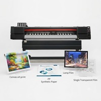 Mesin Printer Digital High Speed XP600 Double Head untuk Bahan PP & Kain Lampu $ Stiker Mobil