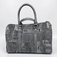 Sac de voyage de golf personnalisé de haute qualité, imperméable, imprimé en PU, avec fermeture éclair, grande capacité pour chaussures, vêtements et accessoires de golf