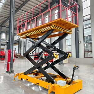 Elevador de Tijera de Alta Calidad de 1 Tonelada, 1.5 Toneladas, 2 Toneladas, 3 Toneladas, Elevador de Almacén Residencial, Elevador de Tijera Hidráulico Eléctrico de Alta Gama en Venta - Product Image 5