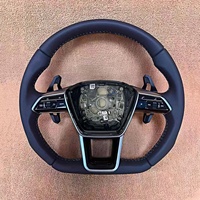 Volant en cuir personnalisé pour Audi A3 8V 8L A4 B8 B9 8J Q3 Q5 S4 B8.5 Q7 A5 R8 RS3 B7 A6 C8 C7 TT – Vente en gros