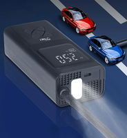Gonfleur de pneus sans fil, Powerbank, matériau ABS, mini pompe électrique, gonflage rapide, moniteur de pression des pneus 12V, affichage numérique