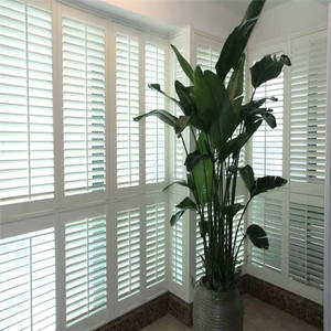 Traditionnel PVC tilleul direct chine extérieur salon extérieur en plastique <span class=keywords><strong>bois</strong></span> niveau sur niveau <span class=keywords><strong>baie</strong></span> <span class=keywords><strong>vitrée</strong></span> plantation volets - Product Image 6