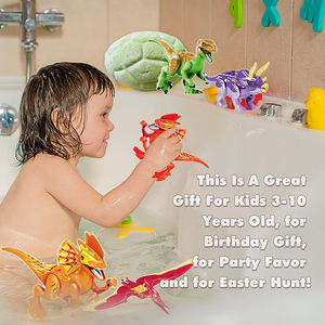 OEM Vente chaude 6 bombes de bain bio pour enfants, kit de bombes de bain en forme d'œuf de <span class=keywords><strong>dinosaure</strong></span>, surprise à l'intérieur, bombes de bain en forme d'œuf de <span class=keywords><strong>dinosaure</strong></span> pour enfants avec des animaux - Product Image 3