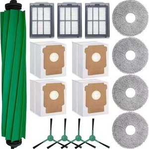 Kit d'accessoires de remplacement pour <span class=keywords><strong>IRobot</strong></span> Roombas Plus 505/405 <span class=keywords><strong>Robot</strong></span> <span class=keywords><strong>Aspirateur</strong></span> Pièces Brosse Principale Brosse Latérale Filtre Hepa Vadrouille - Product Image 1