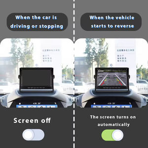 Kit de Asistencia de Marcha Atrás AHD HD Podofo con Pantalla de 7 Pulgadas, Cámara Impermeable y Cable de Extensión de 15M para Modificación de Autobuses y Camiones - Product Image 4