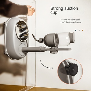 Mesin air minum anjing, tidak basah mulut otomatis menggantung mangkuk makan plastik tahan air IPX5 pola Solid ramah lingkungan hewan peliharaan - Product Image 5