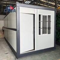 Conteneur pliable en acier de 20 pieds pour entrepôt, magasin, bureau, atelier, centre commercial – Maisons préfabriquées pliables