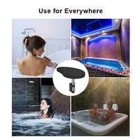 Table d'appoint Immer Spa pour spa extérieur, idéale pour boissons, collations, téléphones, rotation facile, installation simple, s'adapte à tous les spas, robuste