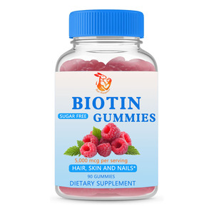 Gummies de Biotine à Approvisionnement Direct Transfrontalier : Favorise la Santé des Cheveux, de la Peau et des Ongles avec Supplément Alimentaire au Sodium - Product Image 1