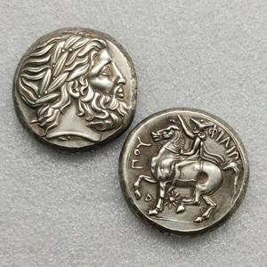 36 pièces de pièces de monnaie grecques antiques différentes (diamètre : 33-36 mm) 45-55 g - Product Image 3