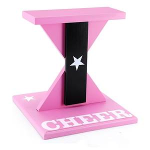 Tabla de Equilibrio de Madera para Yoga y Cheerleading, para Niños y Adultos, Acabado Barnizado Resistente con Diseño de Estrella - Product Image 1