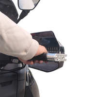 Protector de mano de visera dual para motocicleta modelo Bullet, accesorios de nueva condición