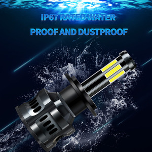 Systèmes d'éclairage automobile : Phares LED COB à 8 côtés H8/H9/H10/H16/880/881, ajustement universel, 6000 lumens, 6000K, 55W, remplacement - Product Image 4