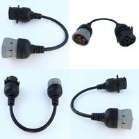 Cable Adaptador J1708 de 6 Pines a J1939 de 9 Pines, Tipo 1, Color Gris, Compatible con J1939 Tipo 1 y Tipo 2