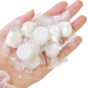 Nén Du Lịch Khăn Ma Thuật Máy Tính Bảng Nhỏ Phân Hủy Sinh Học Trên Khuôn Mặt 100% Nhà Máy Sợi Mềm Thấm Nhanh Chóng Khô Trọng Lượng Nhẹ Xách Tay - Product Image 2