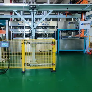 Dz Multi-Station Automatische Bagasse Papier Pulp Molding Robot Servies Thermoforming Machine Voor Voedsel Container